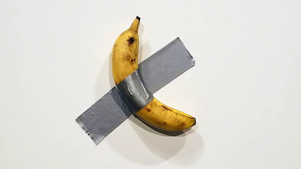 La banana di Cattelan all'asta da Sotheby's, ecco la base di partenza ...