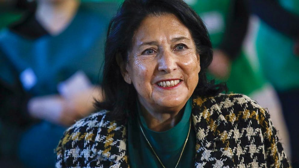 La presidente georgiana Salomé Zourabichvili