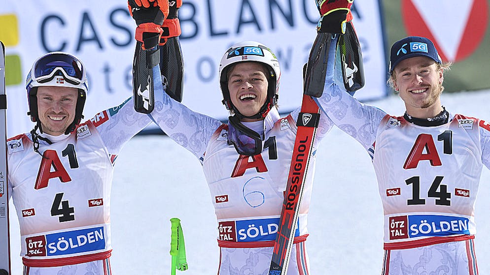 Norwegian triple victory in Sölden. Steen Olsen triumphs - Caviezel (9th) best Swiss, Hirscher in 23rd place