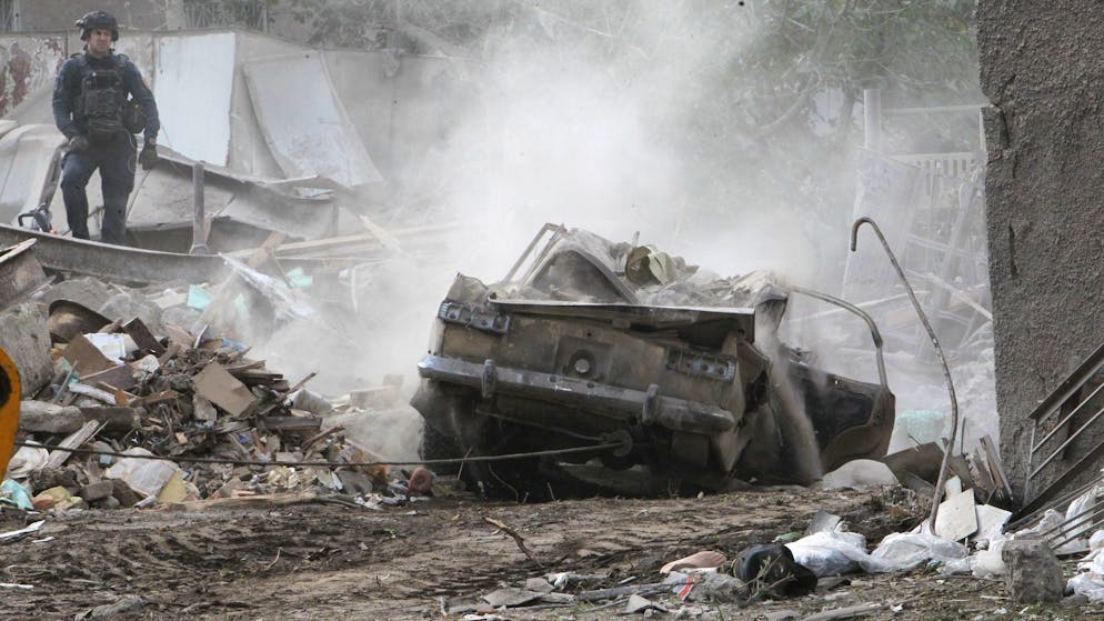Bei russischen Angriffen mit Raketen und Drohnen werden im ukrainischen Hinterland regelmässig auch Wohnviertel getroffen. (Archivbild)