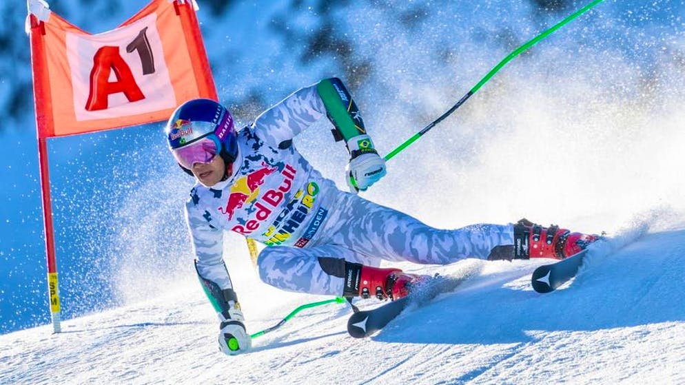 This is what Braathen will look like on the slopes.