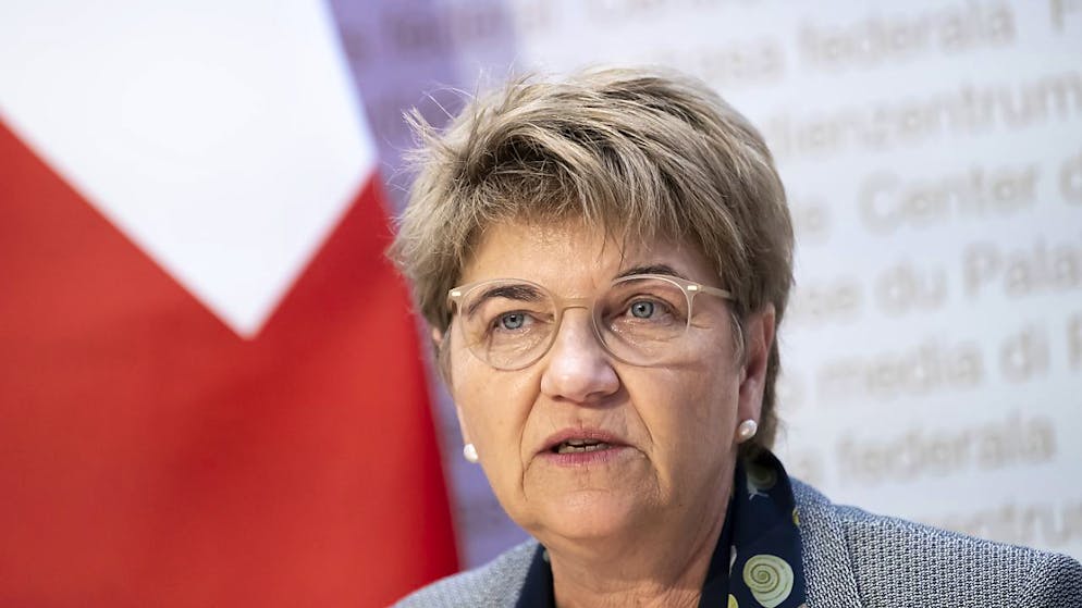 Bundespräsidentin Viola Amherd zeigte sich äussert stolz