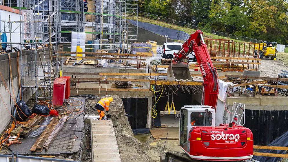 Le secteur du bâtiment génère 4,2 millions de tonnes de déchets chaque année dans le canton de Vaud (archives).