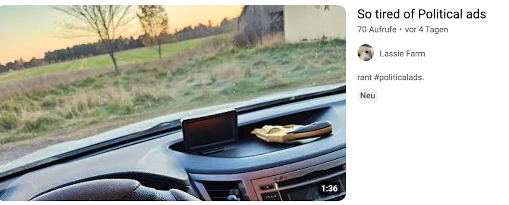 70 Aufrufe – und doch zeigt das Video von Lassie Farm ein Stück weit die amerikanische Seele.