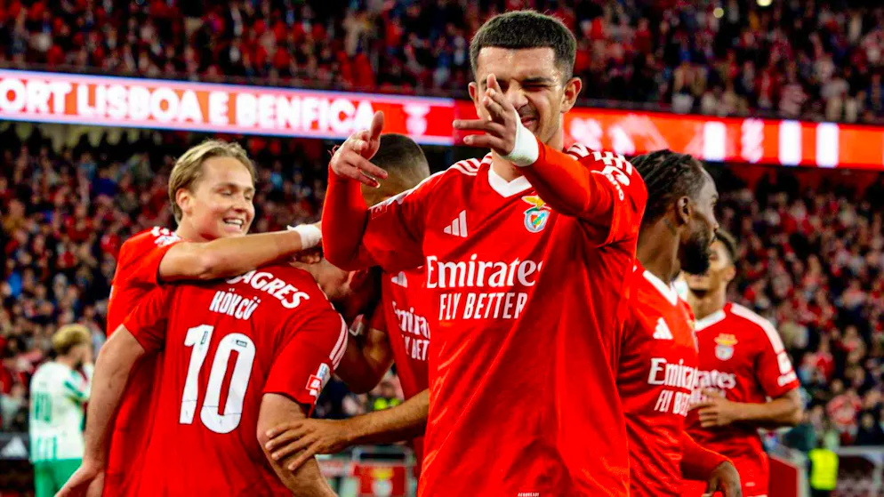 Zeki Amdouni mainly plays as a substitute for Benfica.