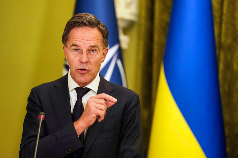 Nato-Generalsekretär Mark Rutte kritisiert Überlegungen zu einer möglichen Waffenruhe in der Ukraine. (Archivbild)