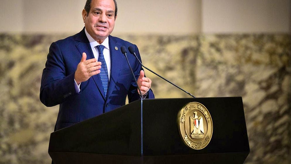 ARCHIVE - Egypt's President Abdel Fattah al-Sisi speaks at a press conference in Cairo. Photo: Bernd von Jutrczenka/dpa