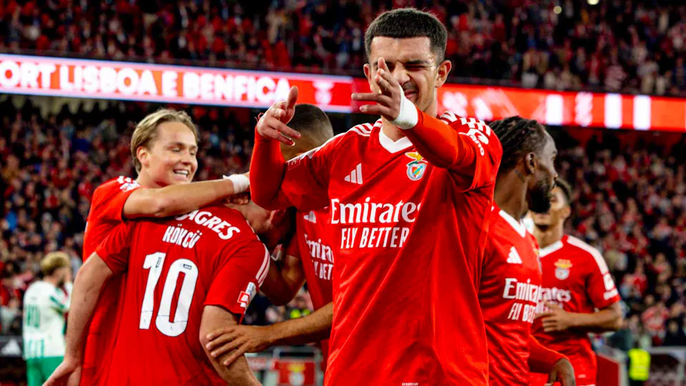 Zeki Amdouni darf bei Benfica hauptsächlich als Joker ran. 
