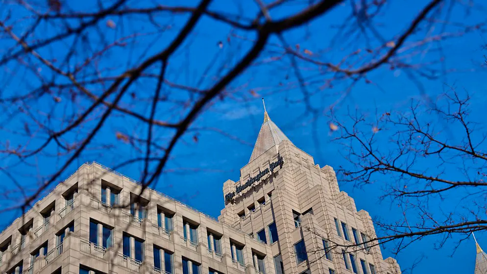 Das Redaktionsgebäude der Washington Post in Washington D. C.