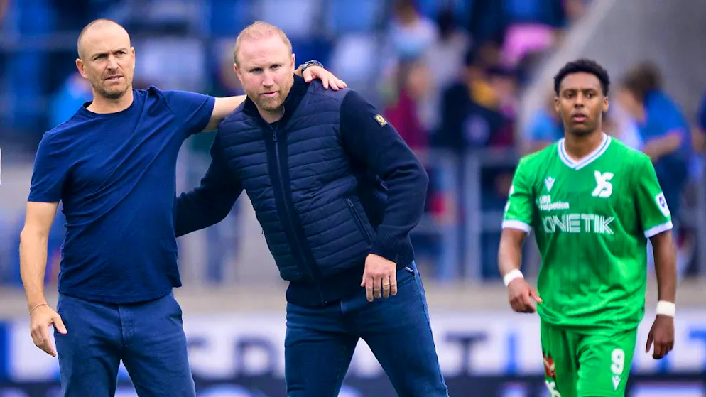 Ludovic Magnin (right) and Alessandro Mangiarratti (left) are enjoying success with their clubs this week.