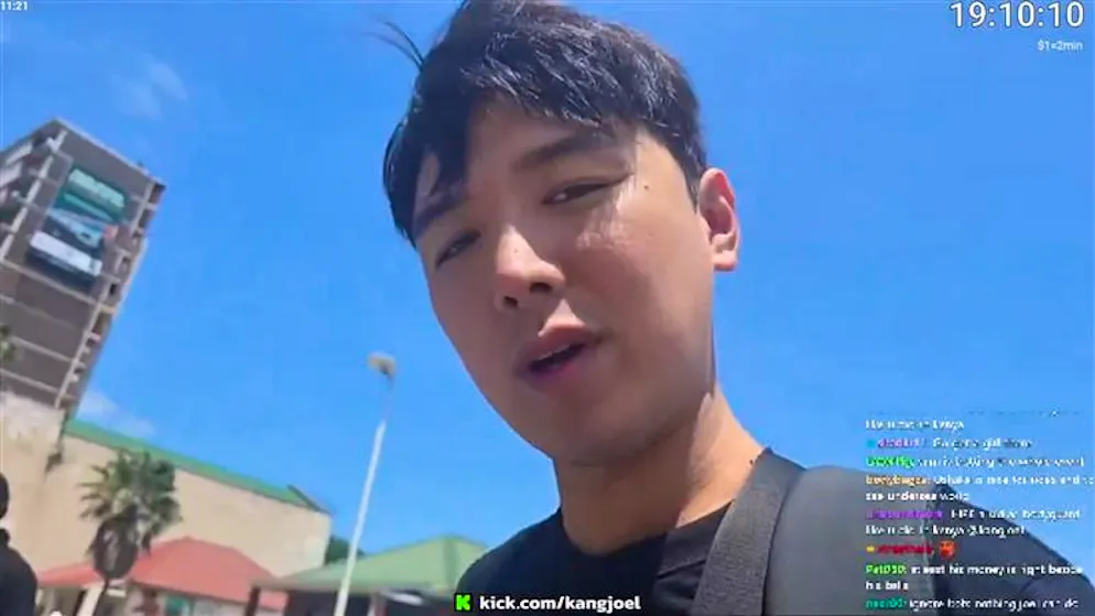 Horror experience. Influencer is robbed during livestream