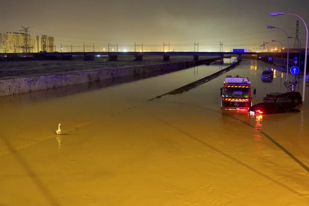 Inondations Espagne. La nuit a été rude dans la région de Valence en espagne.