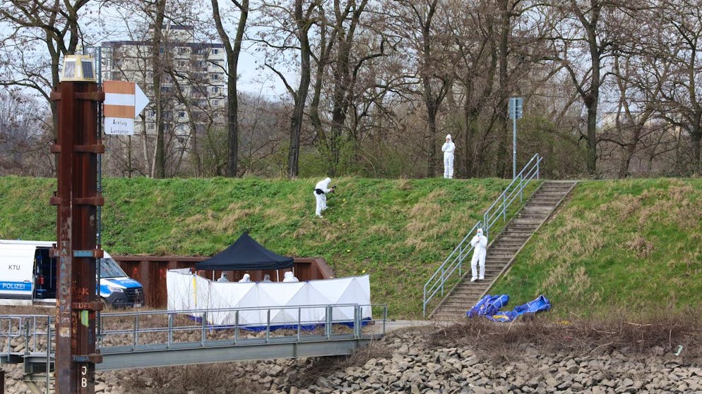 Der Tatort im Mühlheimer Hafen: Am 10. März wurde hier die entkleidete Leiche des 15-jährigen Dara gefunden.