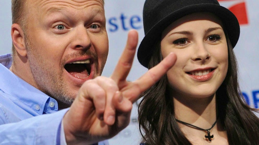 Germany used to be in a better position: Stefan Raab with ESC winner Lena Meyer-Landrut.