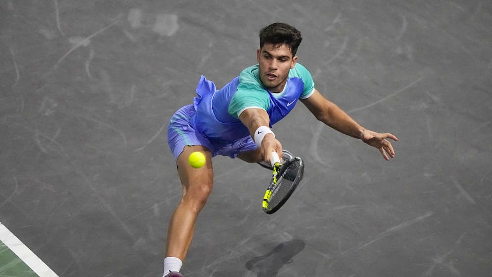 Arg in Rücklage: Carlos Alcaraz made a plan in Halle from Turnier to Paris-Bercy