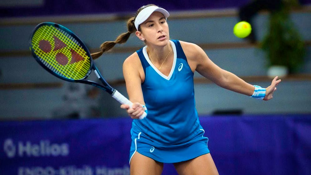 Not yet back to one hundred percent after her maternity leave: Belinda Bencic lost in the round of 16 in Hamburg.
