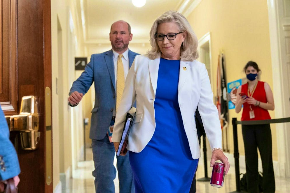 La deputata Liz Cheney è considerata una delle più importanti critiche a Trump all'interno del partito.