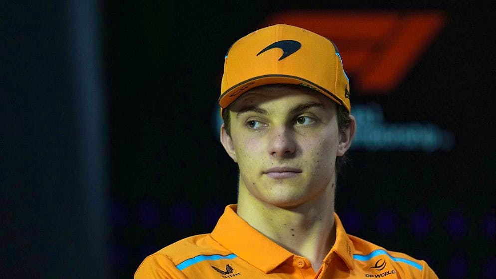 Oscar Piastri starts from the front of the grid for the second time in a Formula 1 sprint race