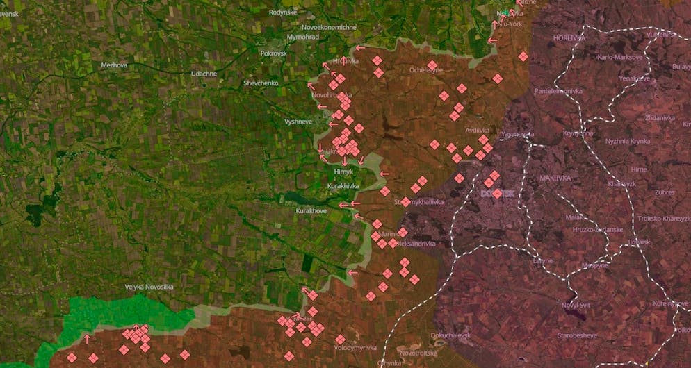 Situation in Donetsk on October 1.