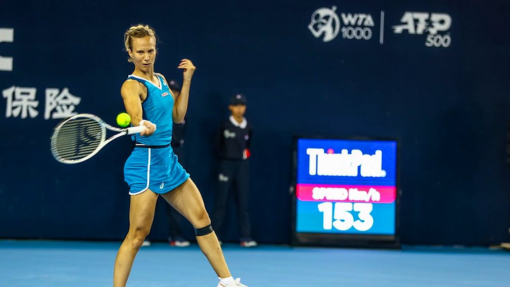 Jiujiang. Viktorija Golubic se hisse dans le dernier carré