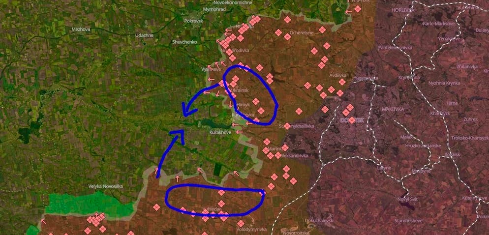 Situation in Donetsk on October 31: Conquered areas are encircled. Kurakhove threatens to be encircled.