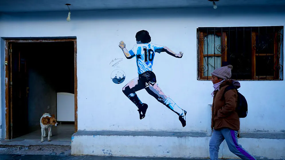 Le "Mémorial M10" en l'honneur de Diego Maradona sera situé sur une esplanade au coeur de la capitale argentine (cliché symbolique/Keystone archives).