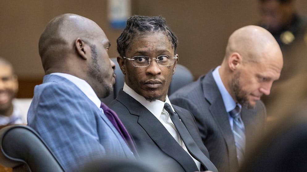 Young Thug a collaboré avec les plus grands noms du rap et de la pop, de Drake à Travis Scott, en passant par Dua Lipa, Justin Bieber ou encore Elton John (archives).