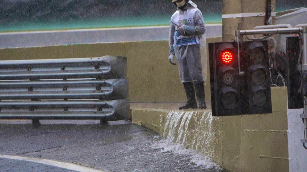 The rain was too heavy for qualifying.