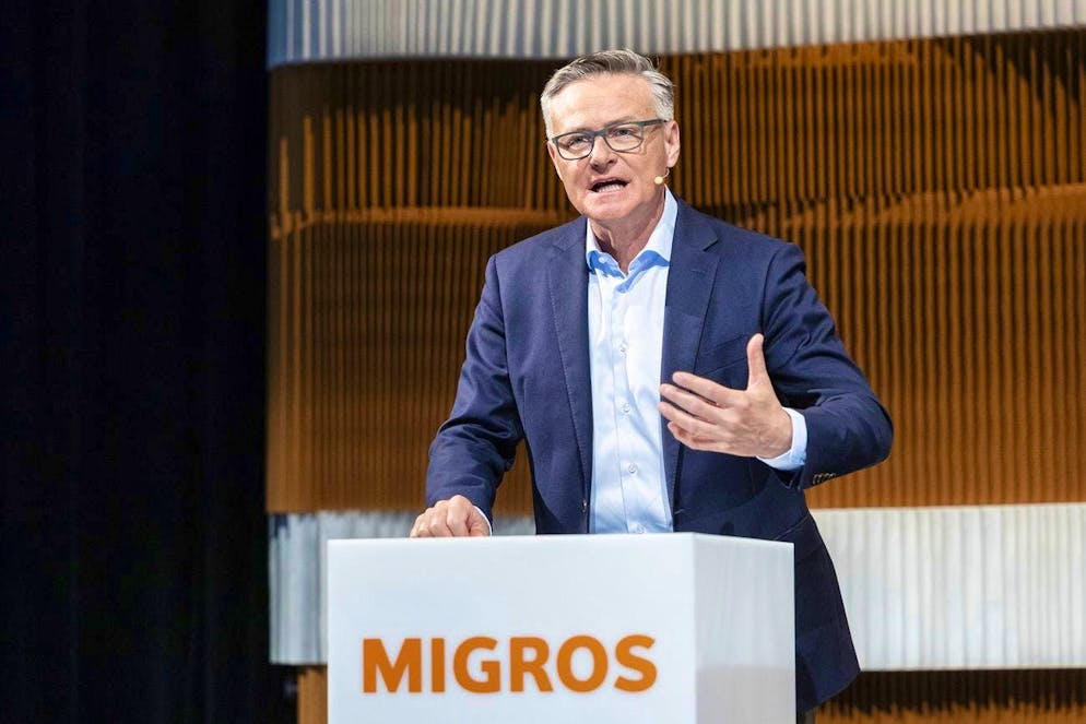 Mario Irminger, President of the Executive Board of the Federation of Migros Cooperatives, admits mistakes. (KEYSTONE/Michael Buholzer)