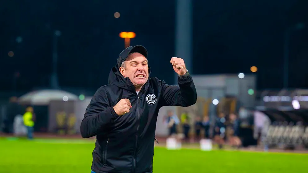 Lugano coach Mattia Croci-Torti is delighted with another victory for his team