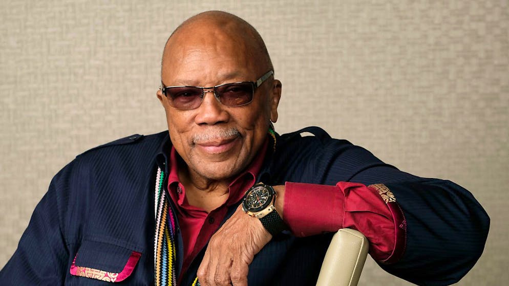 Quincy Jones  in una foto del 2018. (foto d'archivio)
