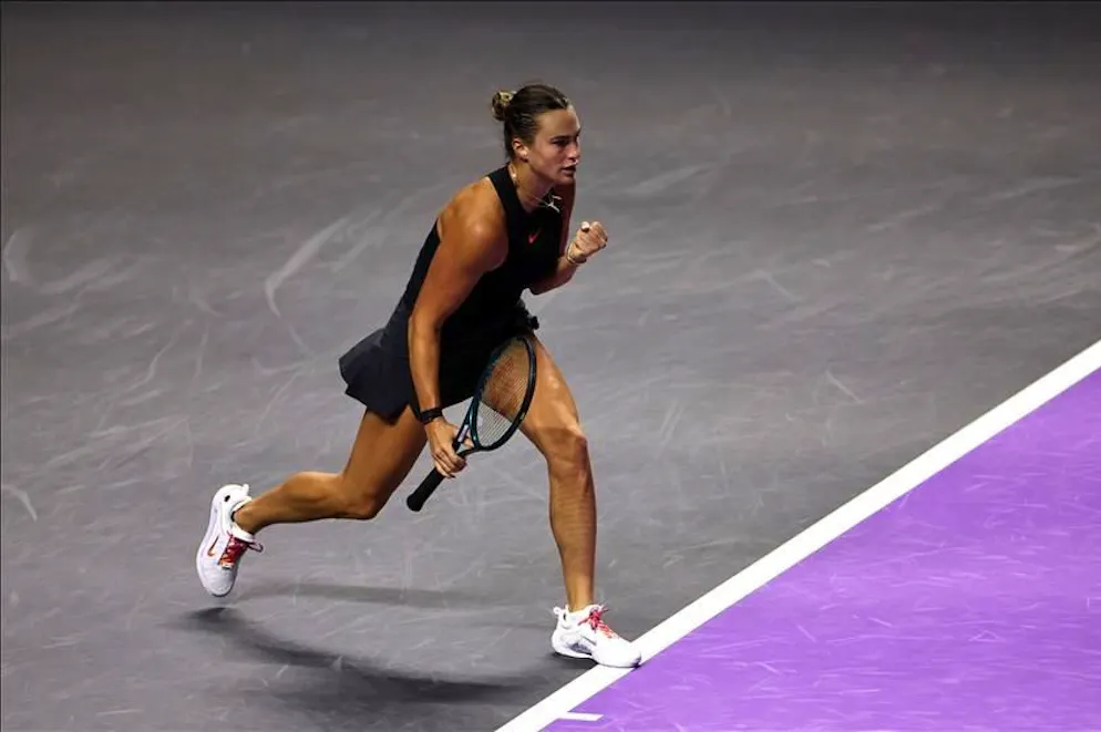 Percorso netto per Sbalenka finora