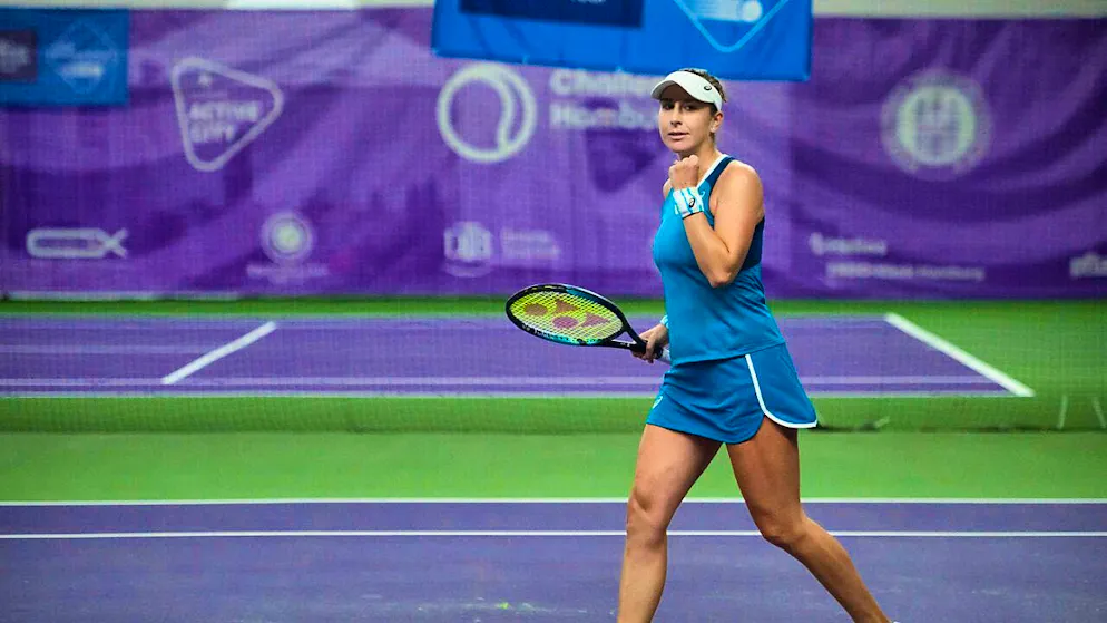 After Hamburg, Belinda Bencic also survived the starting round at her second tournament after her maternity leave: Belinda Bencic