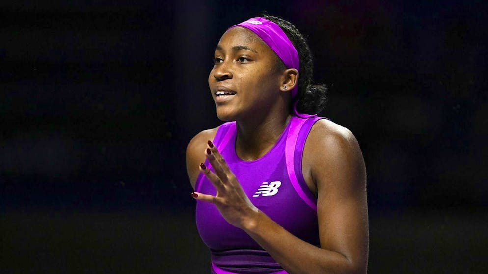 In good form at the end of the year: Coco Gauff