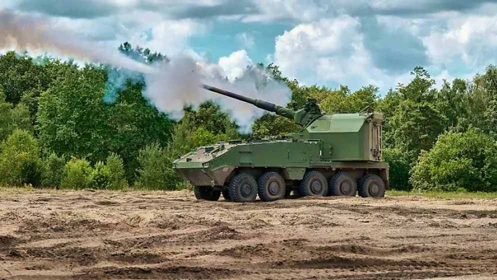 Piranha IV tanks from KNDS Germany are to replace the Swiss Army's current M109 howitzers.