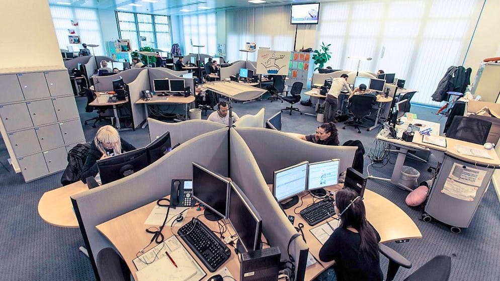 Companies in the service sector, for example, are reporting an improved business situation. (archive picture)