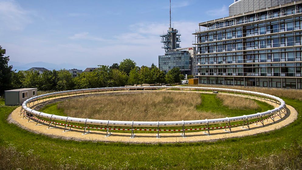 So check out the Hyperloop test track at the EPFL in Lausanne Aus. (Archive image)