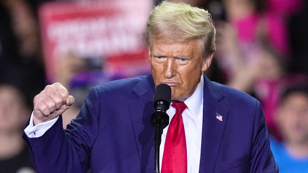 le RN se montre beaucoup plus prudent que par le passé pour soutenir ouvertement Donald Trump.