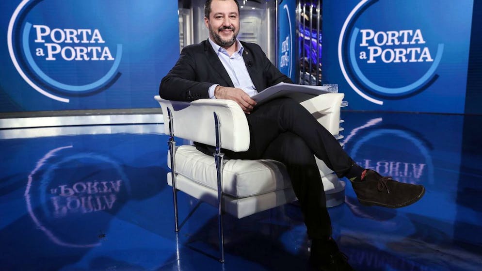 Il leader della Lega Matteo Salvini in un'immagine d'archivio
