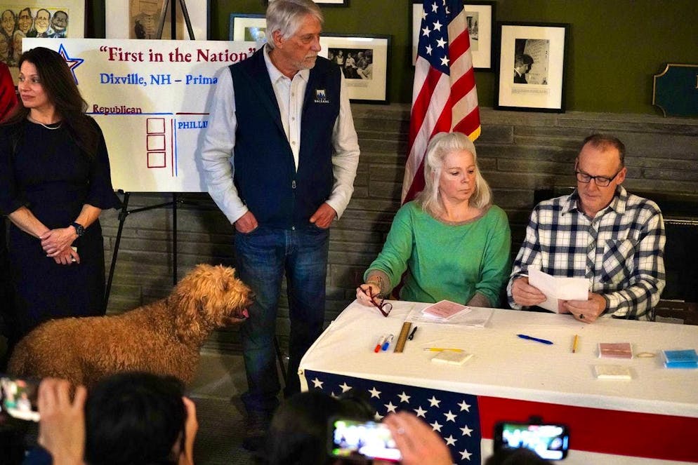 Voting in Dixville Notch: The village in New Hampshire votes first.