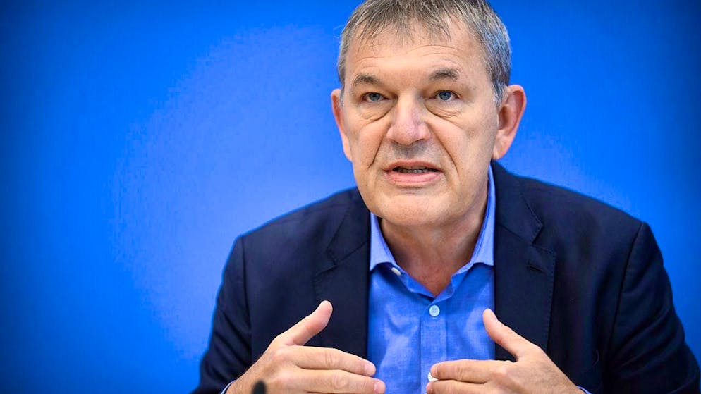 ARCHIVE - Philippe Lazzarini, Commissioner-General of the United Nations Relief and Works Agency for Palestine Refugees in the Near East (UNRWA), talks about the current situation and difficulties of humanitarian aid in the Middle East from UNRWA's perspective. Photo: Bernd von Jutrczenka/dpa