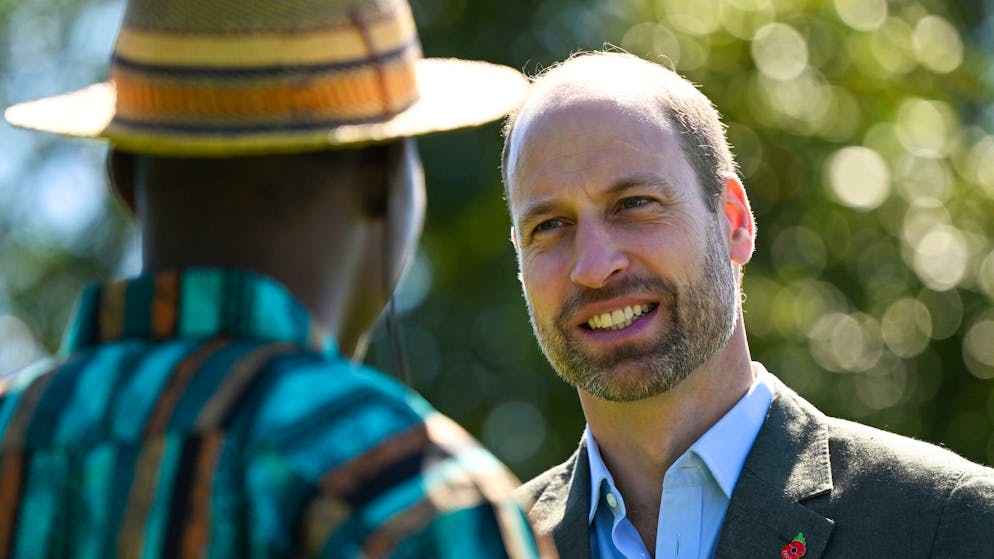 Prince William unusually open. 