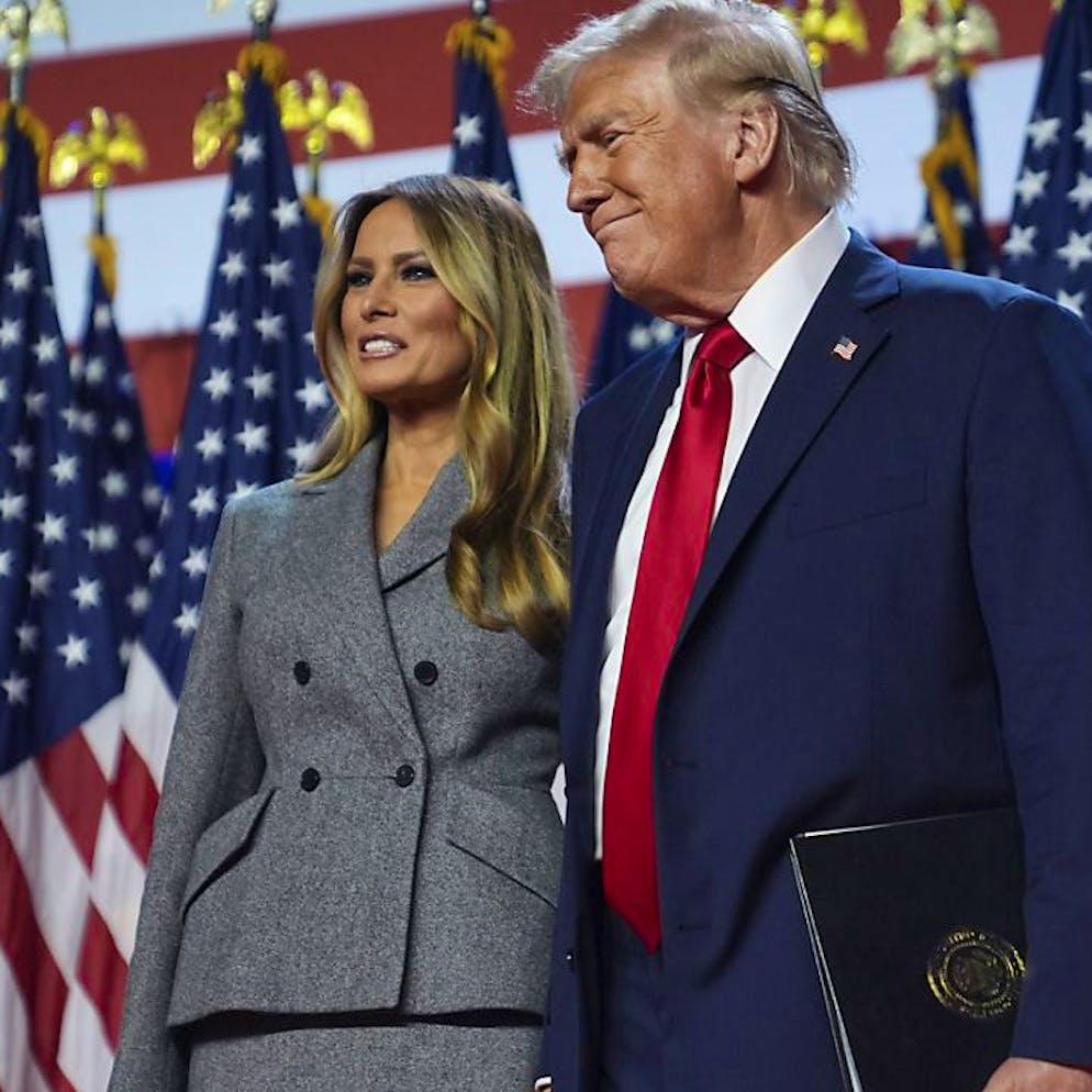 USA 2024. Ecco il primo look di Melania Trump da nuova «first lady»