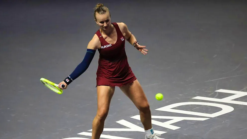 Czech Barbora Krejcikova is the last player to reach the semi-finals at the WTA Finals in Riyadh