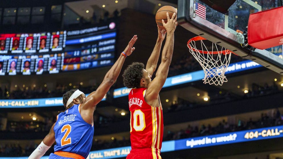 No. 1 Draft Zaccharie Risacher of Atlanta Hawks Selects a Dunk and a Dunk