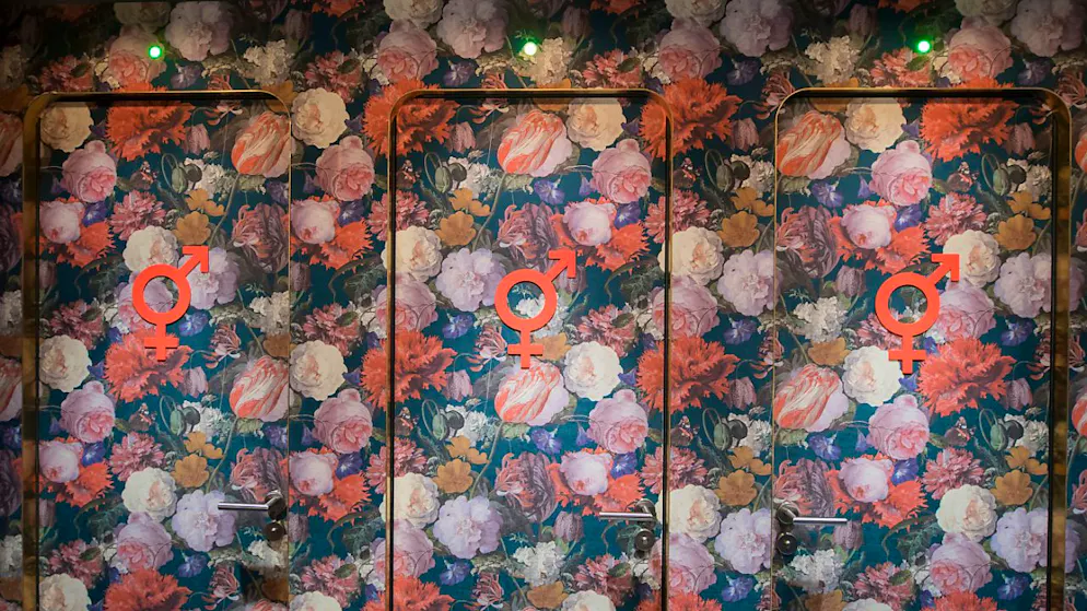 Les toilettes non genrées ne feront pas leur apparition dans les restaurants vaudois (photo d'illustration).