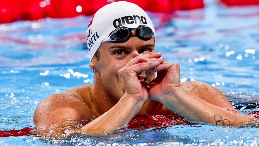 Noè Ponti (ici aux JO de Paris) tient actuellement la grande forme.