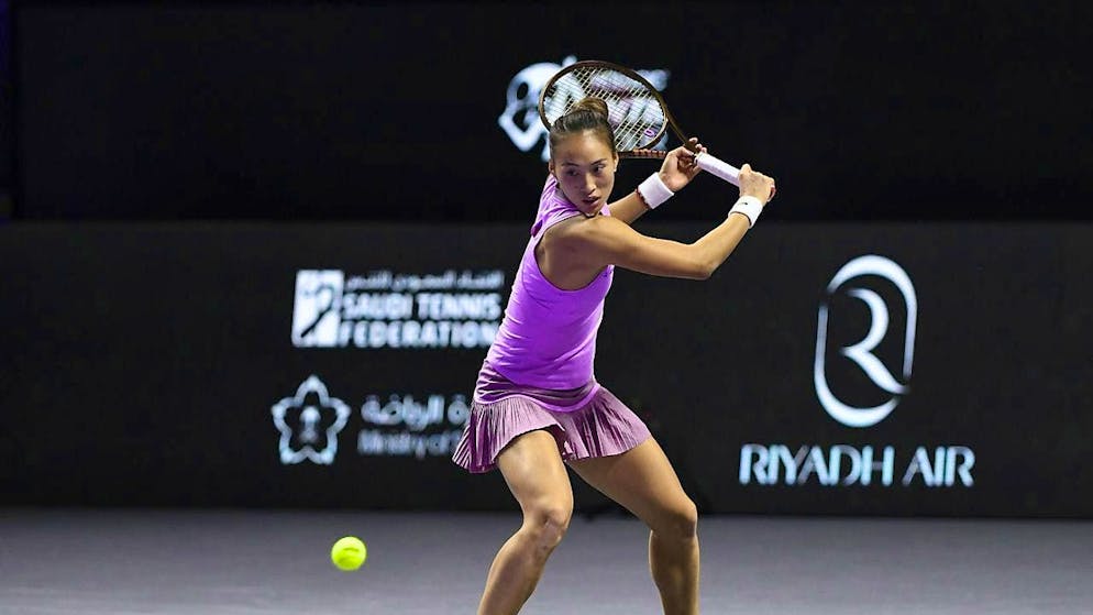 China's Zheng Qinwen reaches the final at the WTA Finals in Saudi Arabia
