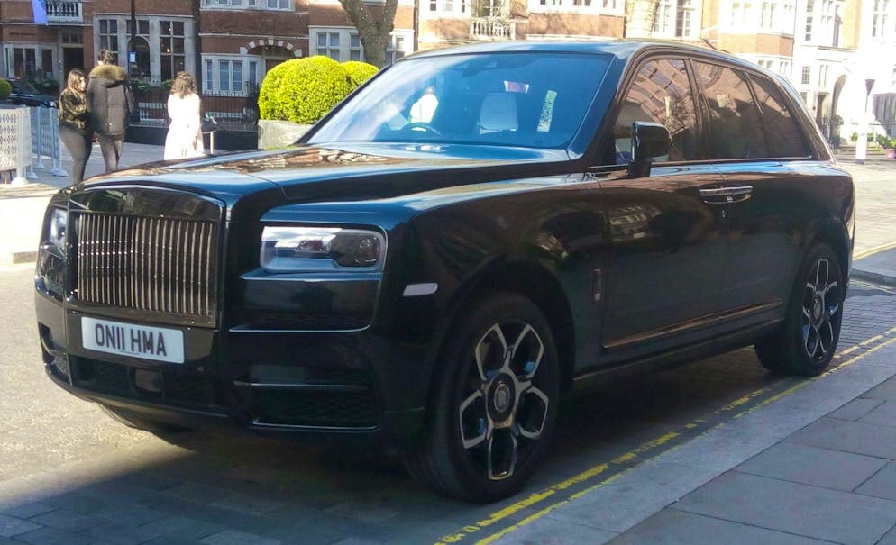 This is what a Rolls-Royce Cullinan looks like.