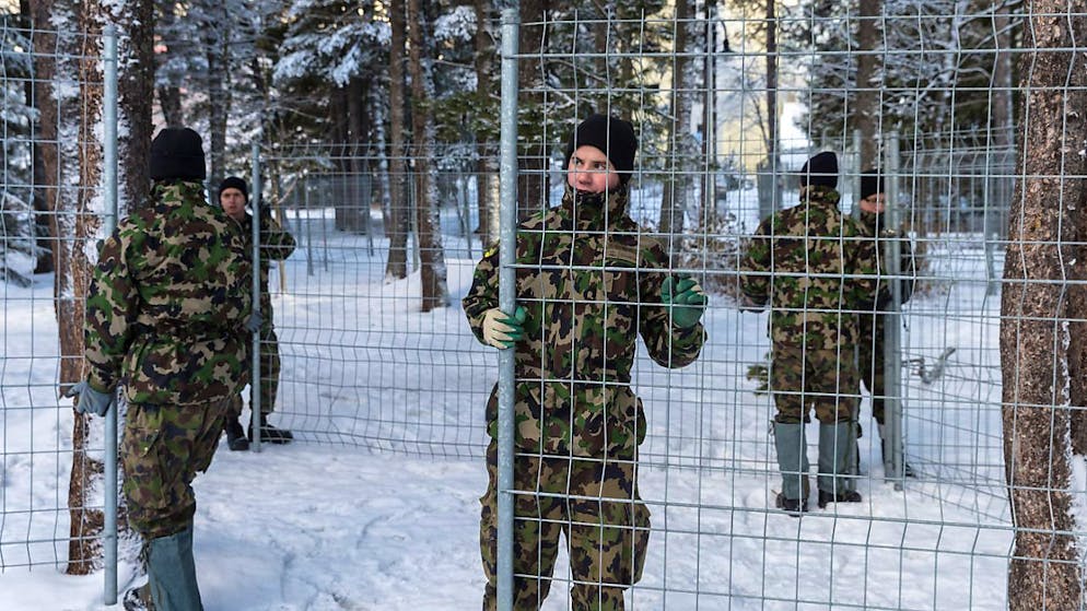 Militi svizzeri impegnati durante il WEF di Davos (foto d'archivio)